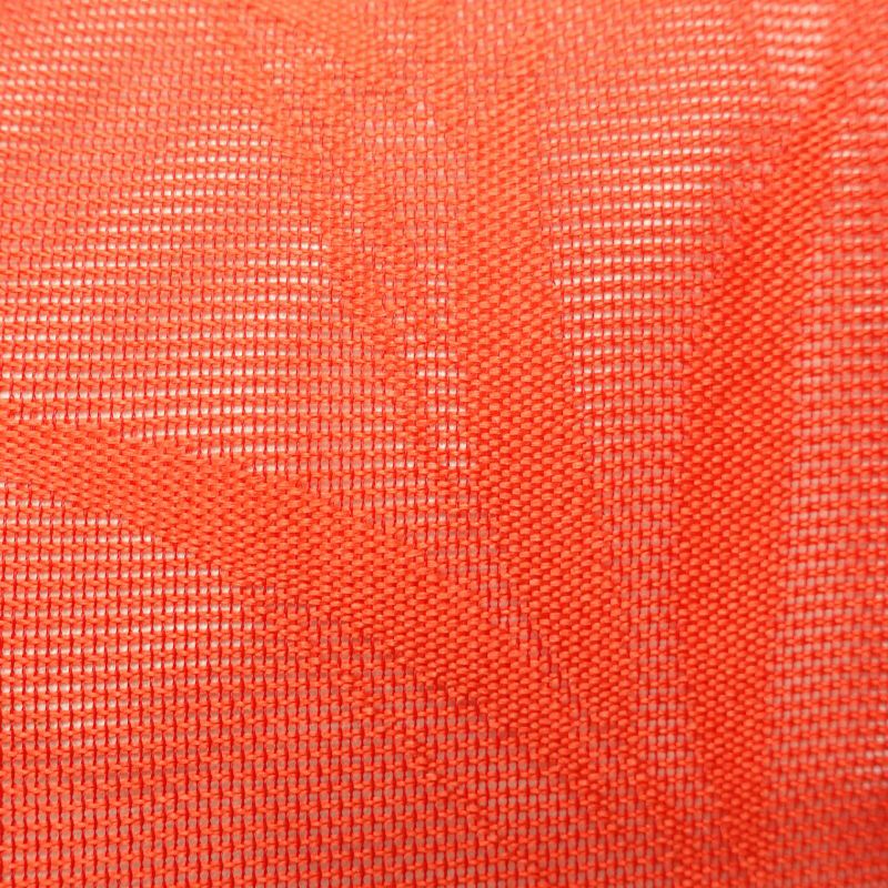 絽 名古屋帯 全通柄 良品 夏用 正絹 花柄 名古屋仕立て 赤・朱_画像5