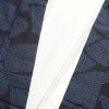 結城紬 証紙あり はたおり娘 正絹 紬 幾何学柄・抽象柄 袷仕立て 青・紺_画像24