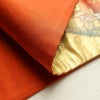袋帯 六通柄 良品 フォーマル用 金糸 正絹 花柄 多色使い_画像13