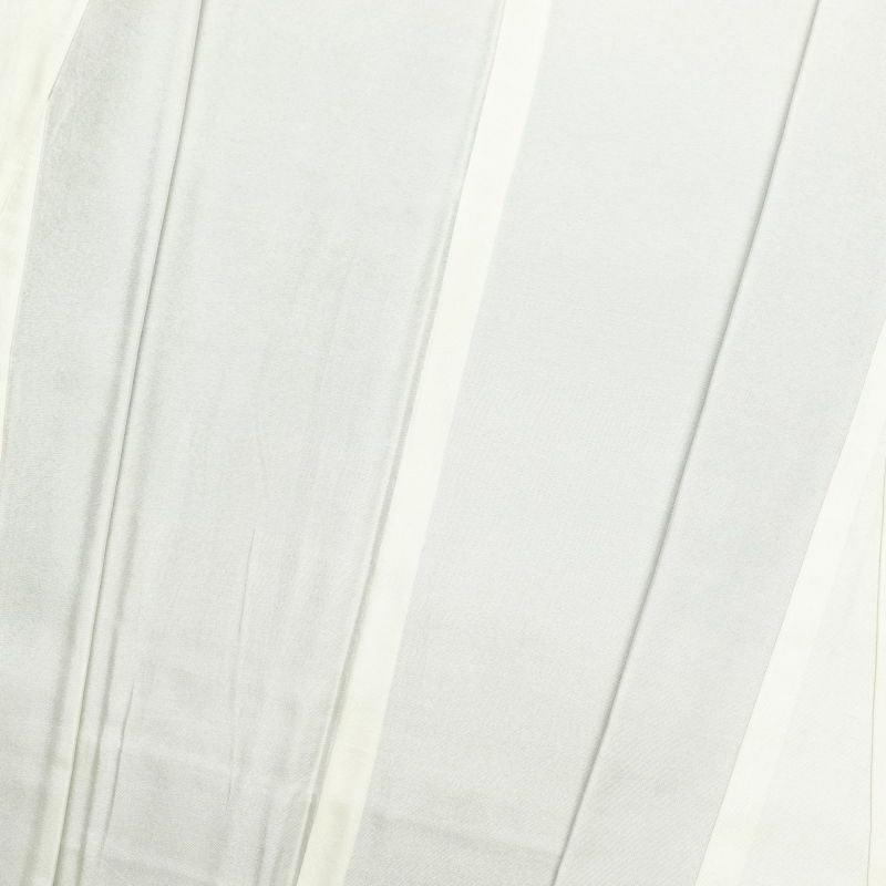 紬 良品 正絹 花柄 袷仕立て 黒地 青・紺 大きいサイズ_画像25