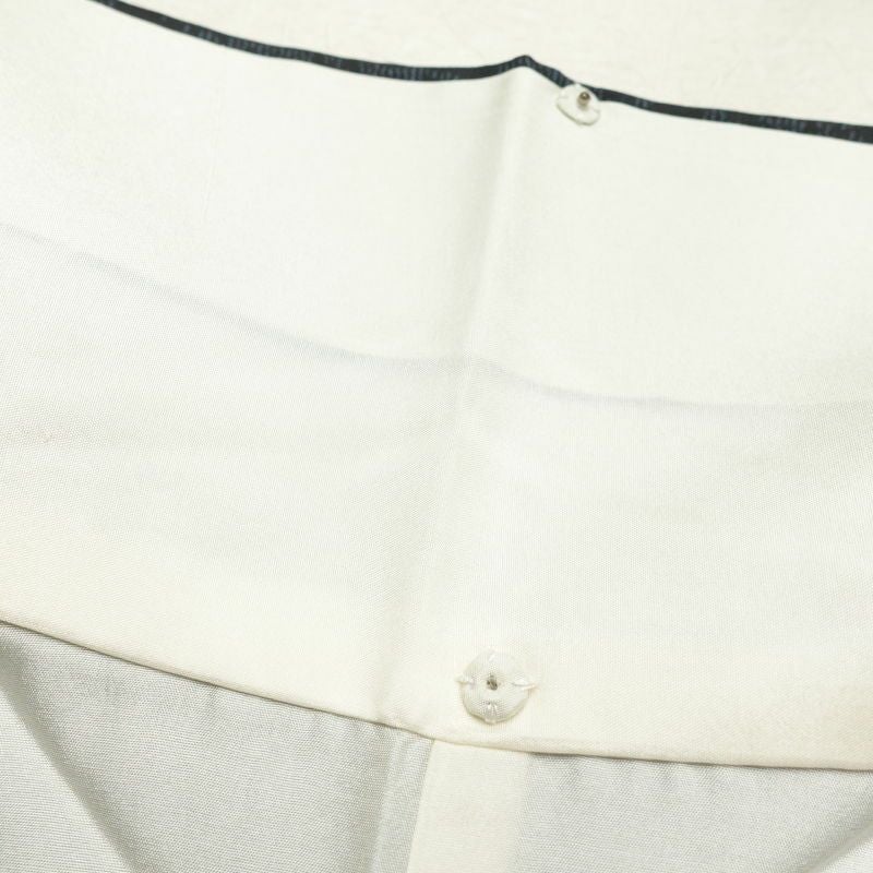 紬 良品 正絹 花柄 袷仕立て 黒地 青・紺 大きいサイズ_画像28