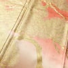 色留袖 良品 一つ紋付き しつけ糸付き 羽二重 金駒刺繍 箔 正絹 共八掛 古典柄 袷仕立て 小豆・エンジ_画像5