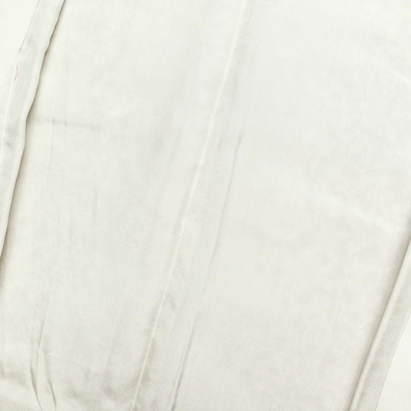 小紋 縮緬 総柄 正絹 木の葉・植物柄 袷仕立て 黄・黄土色_画像24