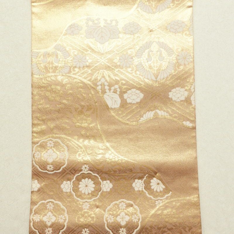 袋帯 六通柄 フォーマル用 正絹 古典柄 金・銀_画像10