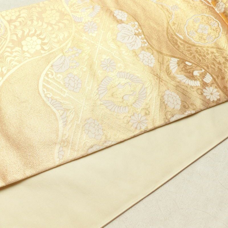 袋帯 六通柄 フォーマル用 正絹 古典柄 金・銀_画像15