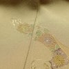 訪問着 蘇州刺繍 証紙あり スワトウ刺繍 箔 共八掛 刺繍 良品 正絹 古典柄 袷仕立て 黄・黄土色_画像26