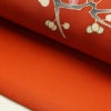 名古屋帯 塩瀬染 太鼓柄 正絹 古典柄 名古屋仕立て 橙_画像10