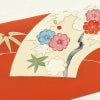 名古屋帯 塩瀬染 太鼓柄 正絹 古典柄 名古屋仕立て 橙_画像24