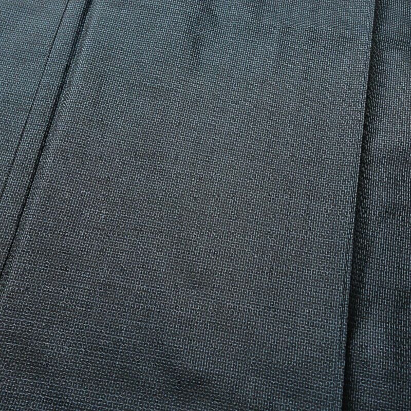 男性用 大島紬 着物 美品 証紙あり しつけ糸付き 正絹 亀甲柄 袷仕立て 青・紺_画像5