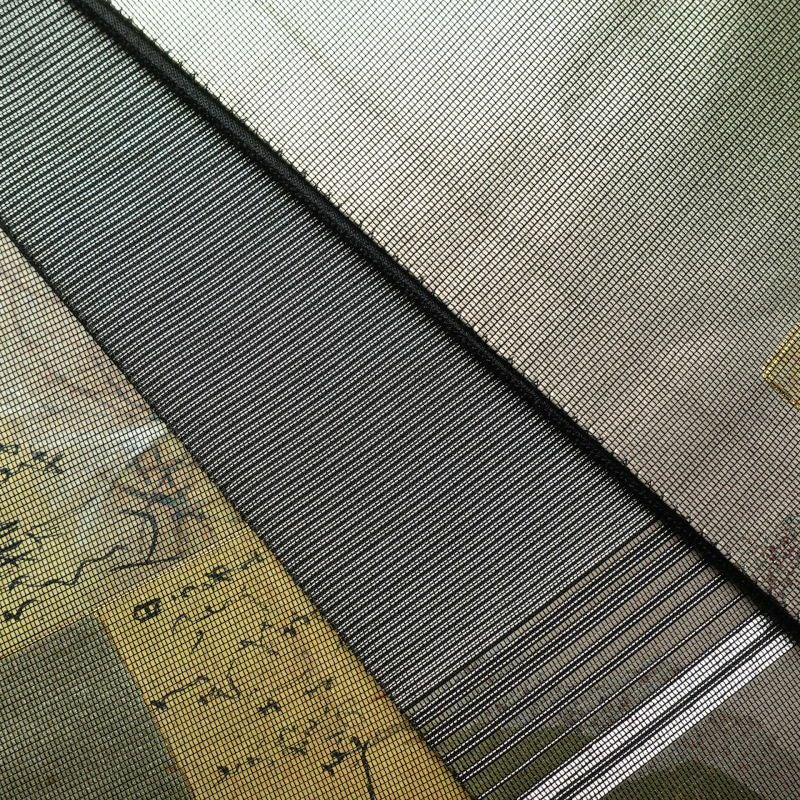 袋帯 太鼓柄 螺鈿風光彩 フォーマル用 正絹 古典柄 黒_画像36