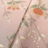 小紋 良品 しつけ糸付き 正絹 金彩 古典柄 袷仕立て ピンク_画像7