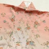 小紋 良品 しつけ糸付き 正絹 金彩 古典柄 袷仕立て ピンク_画像22
