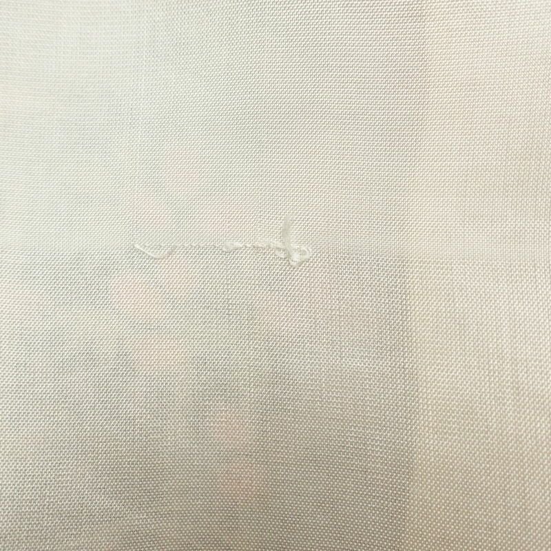 小紋  縮緬 しつけ糸付き 総柄 正絹 古典柄 袷仕立て 青・紺_画像32