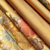 袋帯 六通柄 振袖用 正絹 蝶 花柄 黄・黄土色_画像31