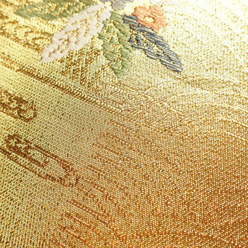 袋帯 六通柄 良品 フォーマル用 正絹 古典柄 金・銀_画像4