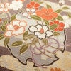 訪問着 良品 金駒刺繍 箔 共八掛 綸子 正絹 古典柄 袷仕立て 橙_画像7