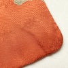 訪問着 良品 金駒刺繍 箔 共八掛 綸子 正絹 古典柄 袷仕立て 橙_画像19