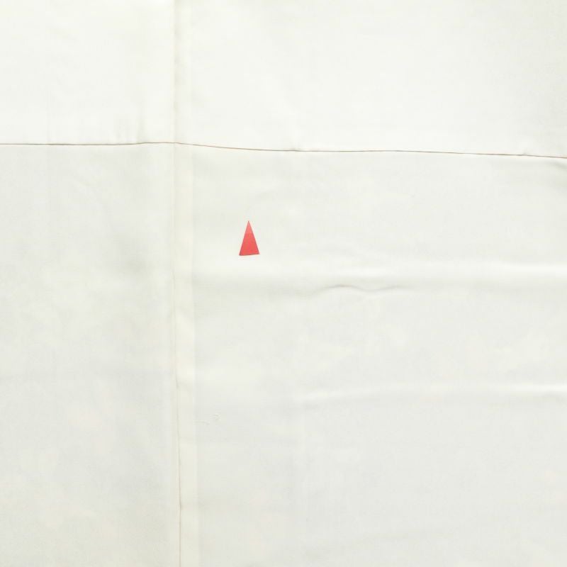 小紋 良品 しつけ糸付き ふくれ織 正絹 花柄 袷仕立て 多色使い_画像29