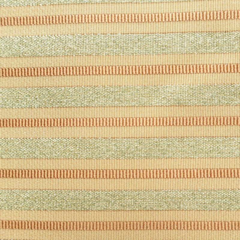 袋帯 六通柄 一般用 正絹 縞柄・線柄 緑・うぐいす色_画像3