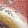 訪問着 辻が花 絞り 正絹 箔 花柄 袷仕立て 小豆・エンジ_画像17