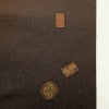 袋帯 刺繍 落款入り 	太鼓柄 一般用 正絹 幾何学柄・抽象柄 茶_画像28