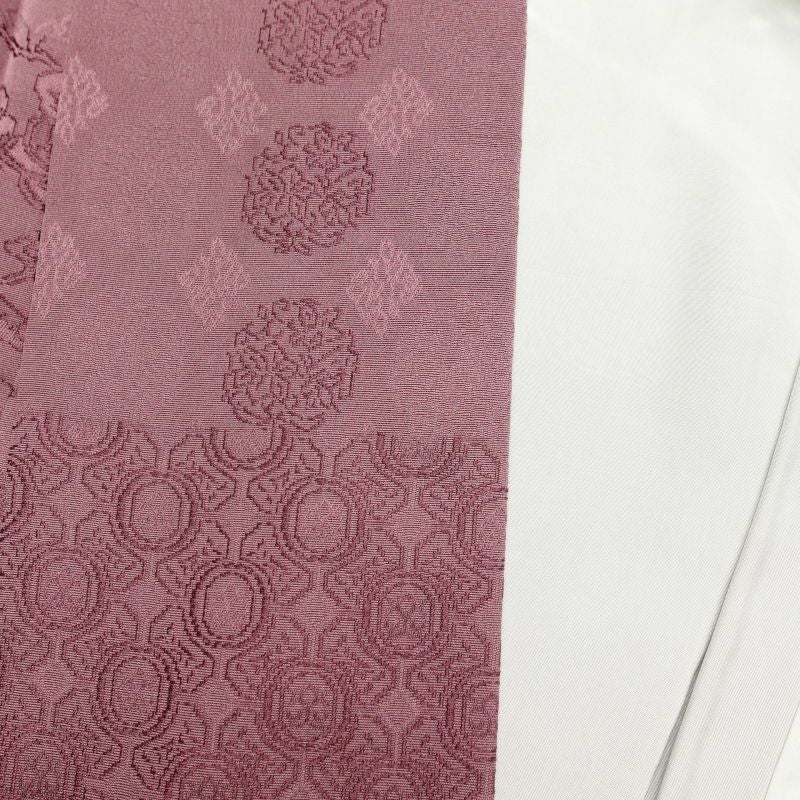 付け下げ 正絹 その他の柄 袷仕立て ぼかし 紫・藤色_画像29