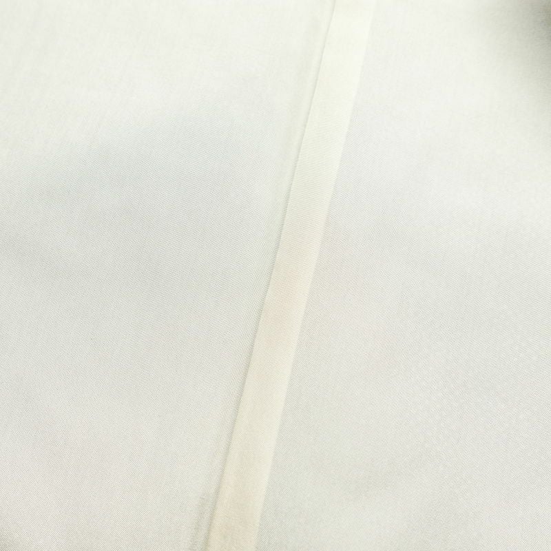 本場大島紬 良品 証紙あり 五共織物 正絹 袷仕立て 雲柄 グレー_画像26