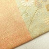 袋帯 ふくれ織 六通柄 良品 フォーマル用 正絹 花柄 橙_画像25