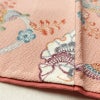 小紋 良品 縮緬 正絹 古典柄 小紋着物 袷仕立て ピンク_画像12