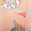 小紋 良品 縮緬 正絹 古典柄 小紋着物 袷仕立て ピンク_画像16