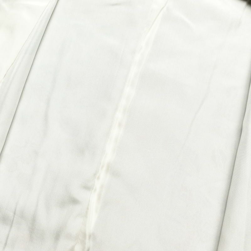 小紋 美品 しつけ糸付き 縮緬 正絹 幾何学柄・抽象柄 袷仕立て 紫・藤色_画像26