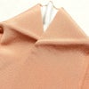 付け下げ 美品 しつけ糸付き 縮緬 正絹 その他の柄 袷仕立て 橙_画像25