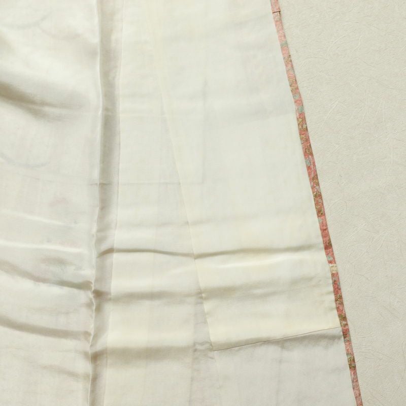 小紋 正絹 金彩 古典柄 小紋着物 こもん 袷仕立て ピンク_画像28