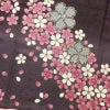 訪問着 良品 金駒刺繍 金彩 正絹 花柄 桜 袷仕立て 紫・藤色_画像18