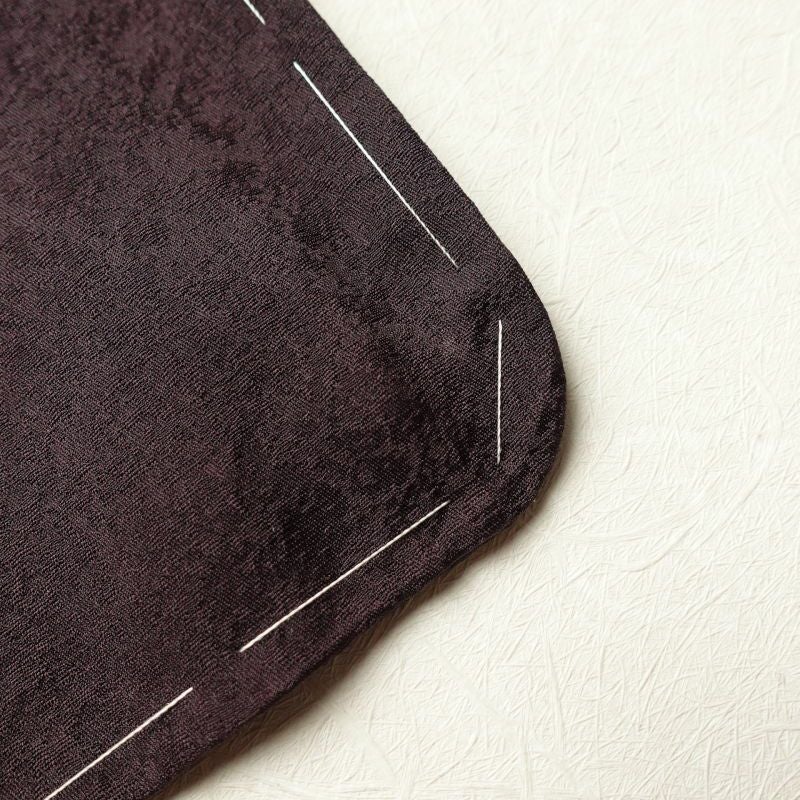 訪問着 良品 金駒刺繍 金彩 正絹 花柄 桜 袷仕立て 紫・藤色_画像25