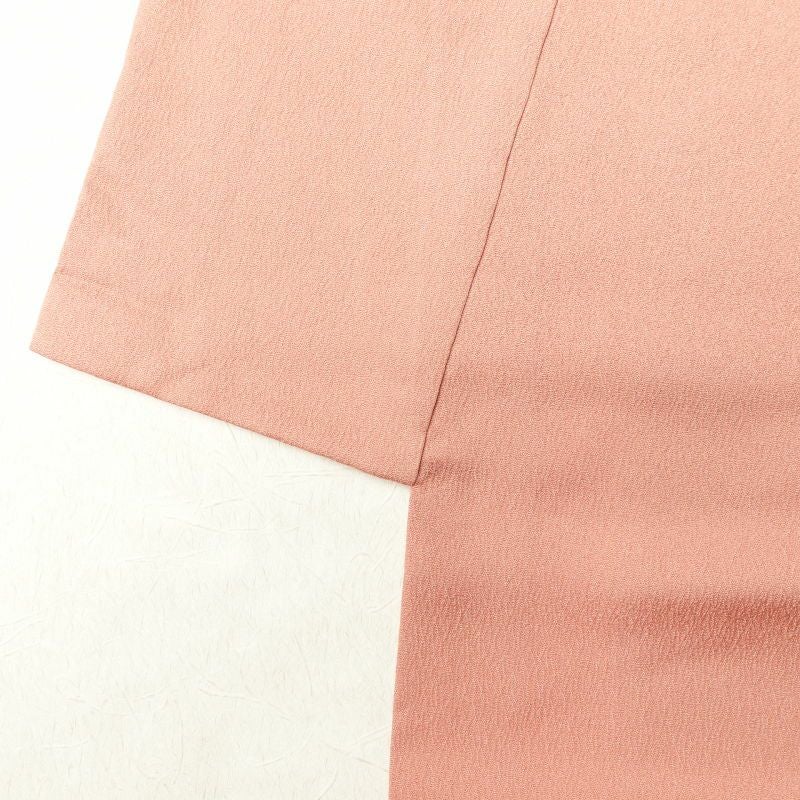 訪問着 正絹 金彩 刺繍 箔 古典柄 袷仕立て ピンク_画像15