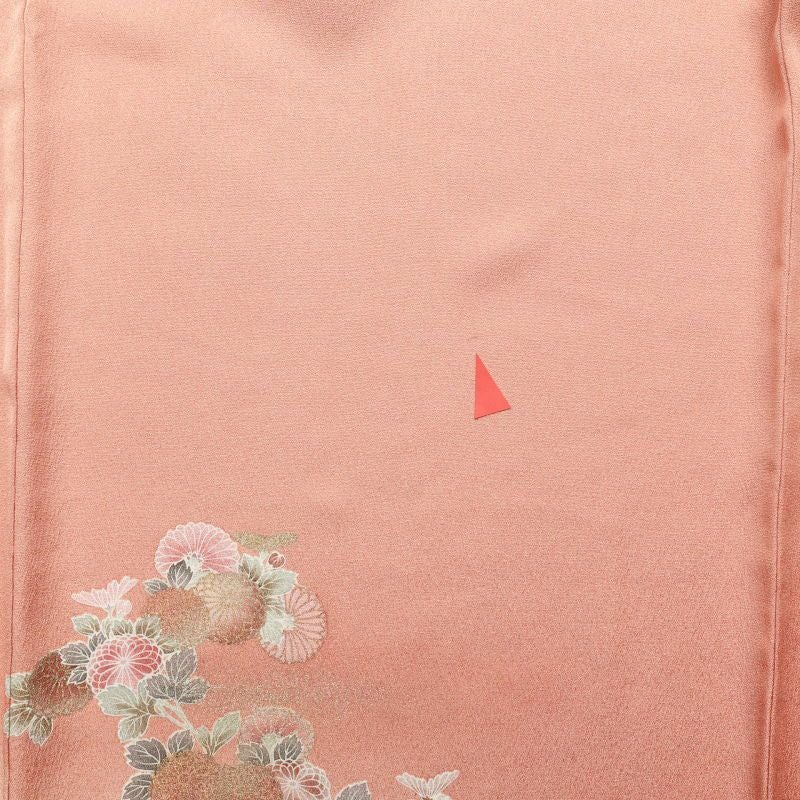 訪問着 正絹 金彩 刺繍 箔 古典柄 袷仕立て ピンク_画像33