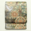 袋帯 珠金 飾献上代華文 六通柄 フォーマル用 正絹 花柄 多色使い_画像1
