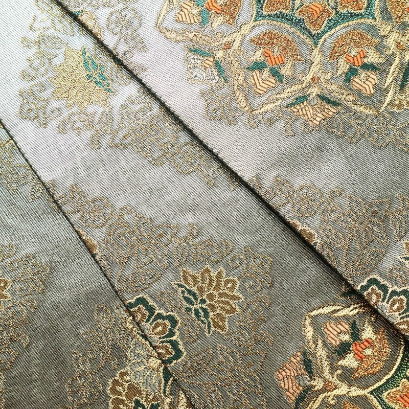 袋帯 珠金 飾献上代華文 六通柄 フォーマル用 正絹 花柄 多色使い_画像31