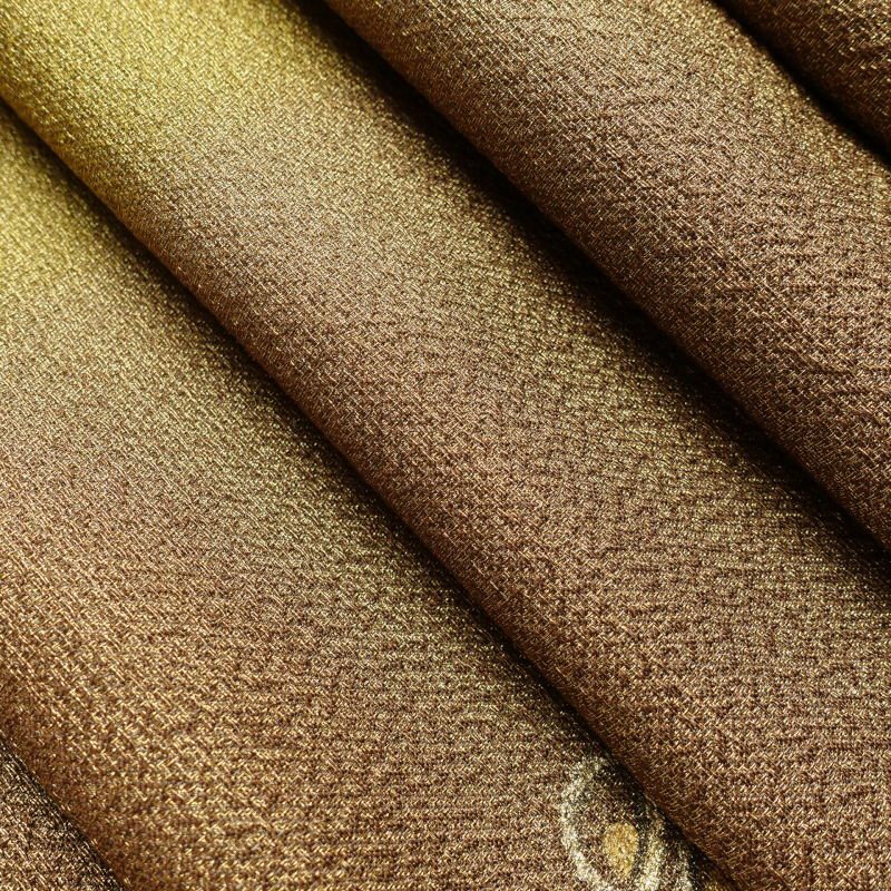 袋帯 太鼓柄 良品 フォーマル用 正絹 花柄 黄・黄土色_画像26