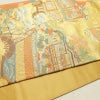 袋帯 本金箔 京洛〓園祭還幸絵巻 全通柄 フォーマル用 正絹 風景柄 金・銀_画像18