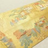 袋帯 本金箔 京洛〓園祭還幸絵巻 全通柄 フォーマル用 正絹 風景柄 金・銀_画像26