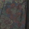 紬 良品 正絹 紬着物 花柄 袷仕立て つむぎ 黒_画像6