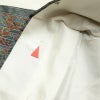 紬 しつけ糸付き 正絹 幾何学柄・抽象柄 袷仕立て 青・紺_画像30