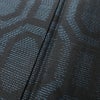 大島紬 正絹 幾何学柄・抽象柄 袷仕立て 青・紺_画像9