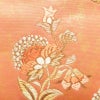 袋帯 太鼓柄 フォーマル用 正絹 木の葉・植物柄 橙_画像3