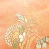 袋帯 太鼓柄 フォーマル用 正絹 木の葉・植物柄 橙_画像7