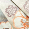 袋帯 六通柄 振袖用 正絹 花柄 桜 金糸 銀糸 グレー_画像30