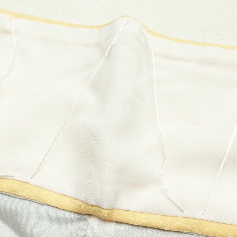 小紋 良品 縮緬 正絹 古典柄 袷仕立て グレー_画像27