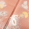 付け下げ 正絹 刺繍 付下 花柄 袷仕立て 小豆・エンジ_画像9